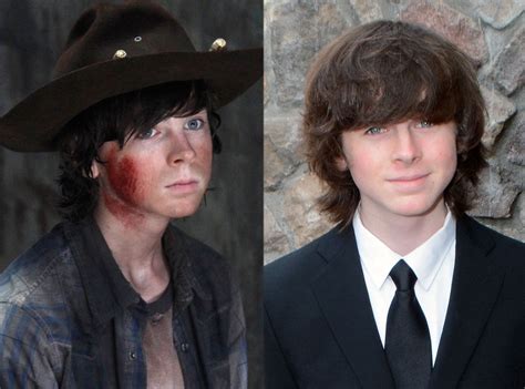 Chandler Riggs Carl Grimes From The Walking Dead Stars In And Out Of