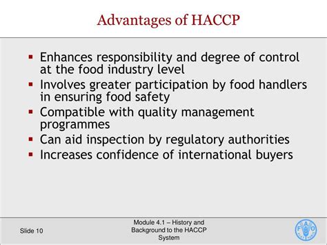 Ppt History And Background To The Haccp System Powerpoint