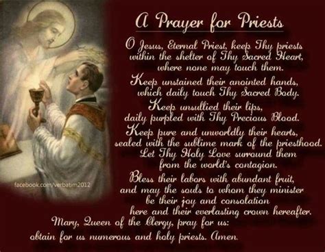 A Prayer For Priests Churchgists Com