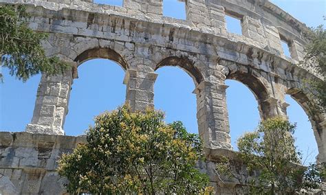 Hd Wallpaper Roman Pula Amphitheater Architecture History Built