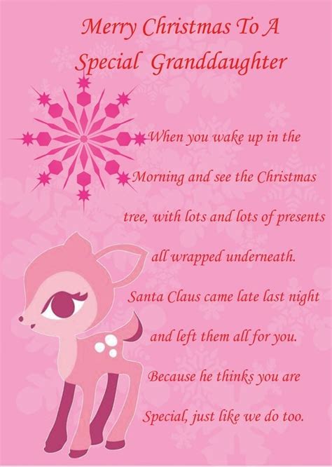 Granddaughter Christmas Card 2