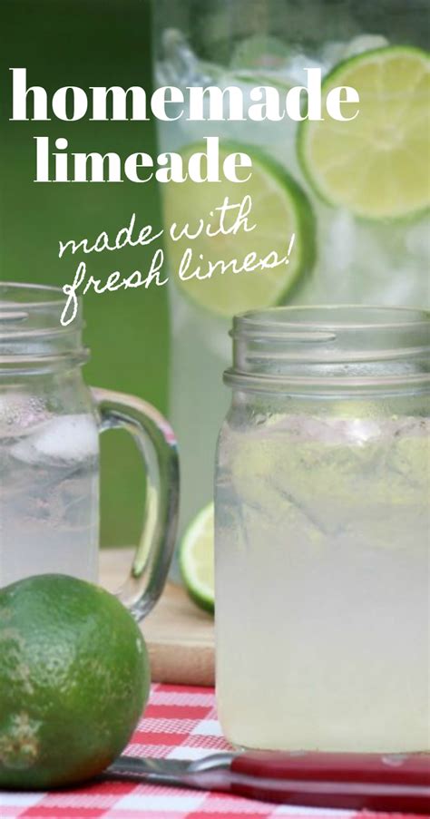 Homemade Limeade In 2020 Limeade Recipe Limeade Copycat Drink Recipes