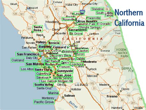 Map Of Northern California Yahoo Image Search Results With Images