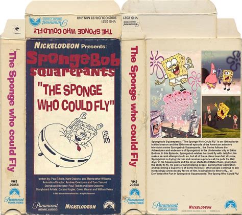 The Sponge Who Could Fly A Rare Vhs Worktape 2002 By Merrieofficalarts