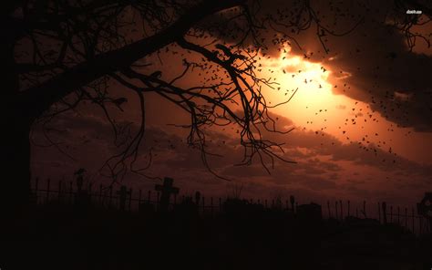 Creepy Graveyard Wallpaper 64 Images