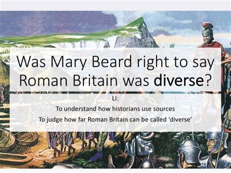 Roman Britain Diversity Lesson Teaching Resources
