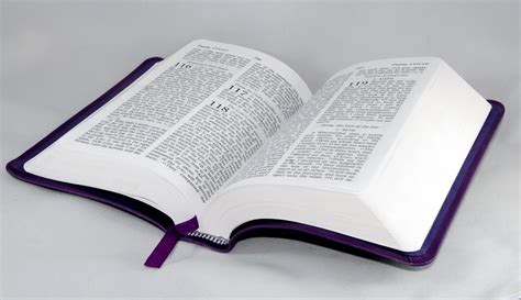 Bible ouverte au Psaume 118 Photo stock libre - Public Domain Pictures