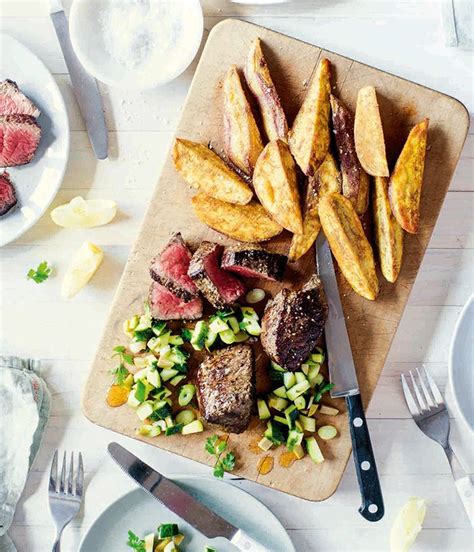 Maybe you would like to learn more about one of these? Beef Medallions with Zucchini & Olive Salad and Spiced ...