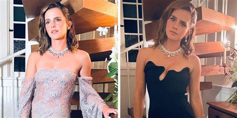 Emma Watson Shares The Stunning Sheer Lace Fendi Gown She Secretly Wore On Oscars Night