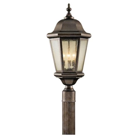Generation Lighting Cotswold Lane 3 Light Grecian Bronze Outdoor Lamp Post Light Ol5907cb The