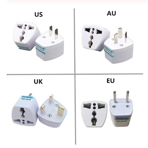 1pc universal us uk au eu plug usa to euro europe travel wall ac power charger outlet adapter