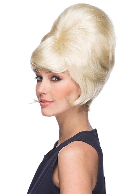Amazon Com Beehive Wig Color Blonde Sepia Wigs Sixties B S