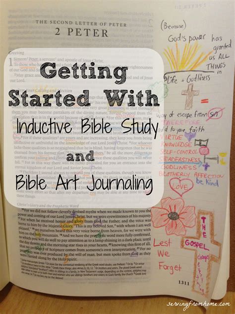 Getting Started With Inductive Bible Study And Bible Art Journaling