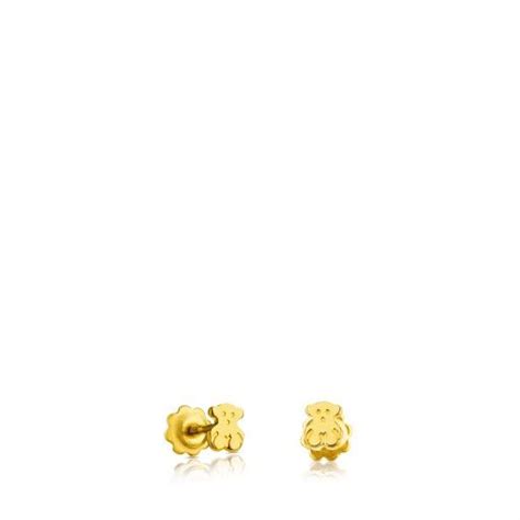 Tous Bear Baby Earrings Gold Earrings Tous Baby Tous Jewelry