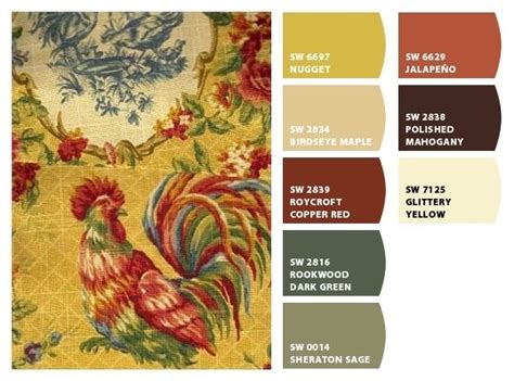 French country decor is popular worldwide because of its casual elegance, splashes it's best to stay on the warm side of the color wheel with colors that have medium to low intensity. French Country Sherwin-Williams Colors | Country French ...