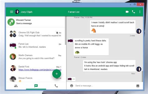 Hangouts online for windows 10 on your device for free. Hangouts App for Chrome Gets a Brand New Look
