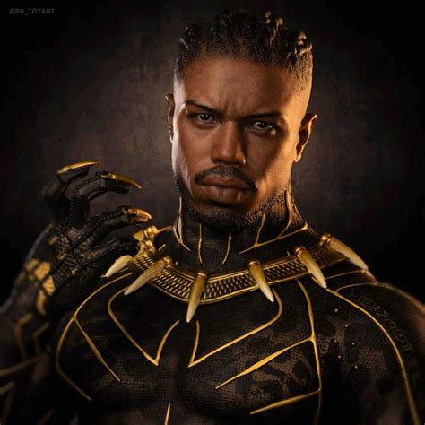 Black Panther Erik Killmonger Figround