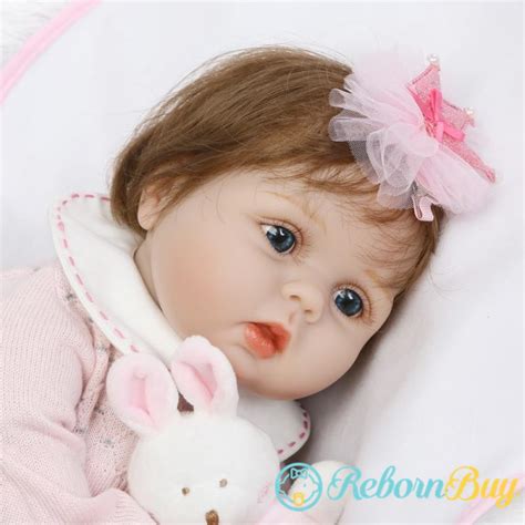 22 Inches Newborn Silicone Babies Cheap Reborn Baby Girl Dolls