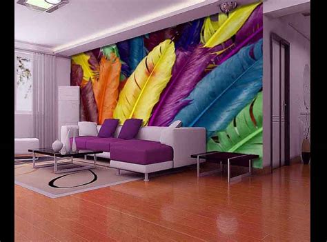 Living Room 3d Wallpaper Designs For Walls Behind Sofa 3d Wall Paper