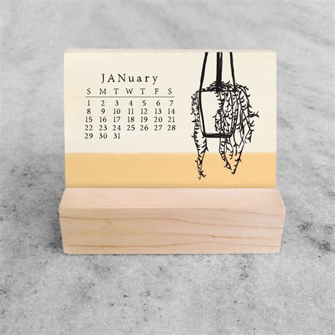 2023 Mini Desk Calendar In 2022 Mini Desk Calendar Small Desk