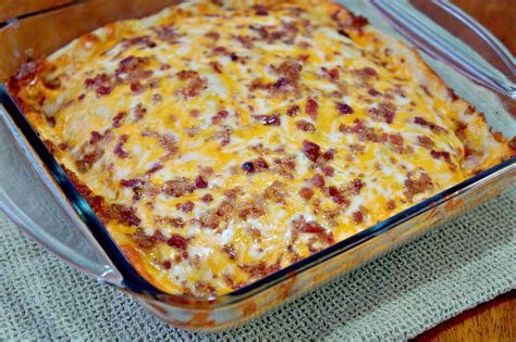 Loaded Potato & Meatloaf Casserole - Skinny Healthy Food