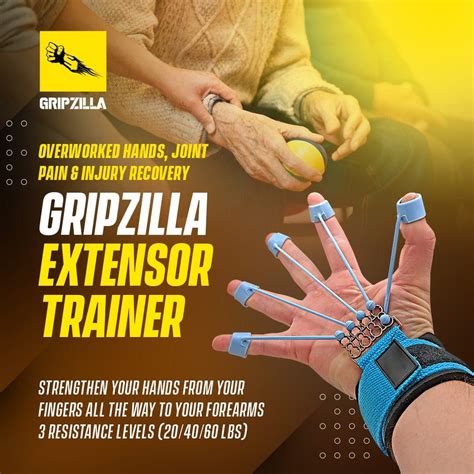finger extensor training and recovery device finger flexion finger strength extension training