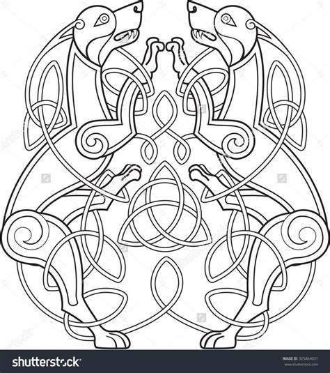 Dogs with curly hair, soft hair, shedding hair, or long hair are especially prone to knots. Celtic art, Celtic images, Celtic patterns