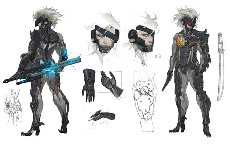 Raiden Concept Artwork Metal Gear Rising Revengeance Art Gallery