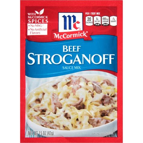 Mccormick beef stew seasoning mix. McCormick Beef Stroganoff Sauce Mix - Food Library ...