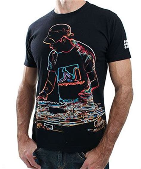 Drunknmunky Neon Dj T Shirt D Urban Male Clothing Mens Outfits Tee Shirt Fashion