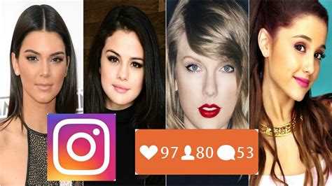 Top 20 Most Followed People Instagram 2017updated Youtube