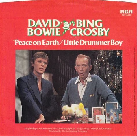 The True Story Of The David Bowie Bing Crosby Little Drummer Boypeace