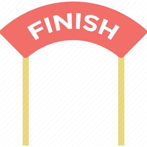 Finish Finish Line Finish Race Finish Sign Finish Signboard Icon