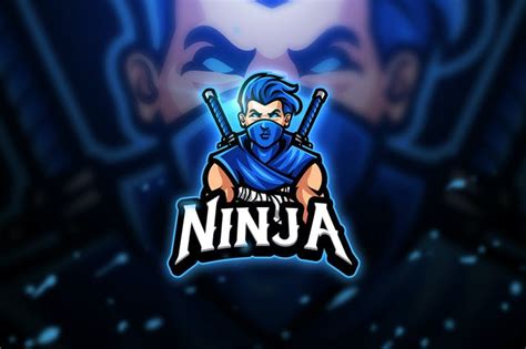 Ninjas Mascot And Esport Logo By Aqrstudio On Envato Elements