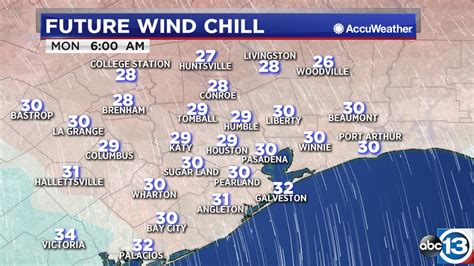 Houston Weather Cold Front Arrives Today Much Colder Monday