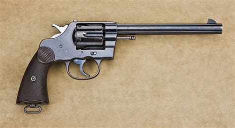 Colt New Service Da Revolver British Proofed 455 Eley Cal 7 12