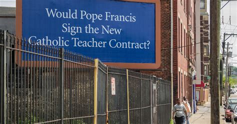 catholic teacher backs gay son quits to protest contract