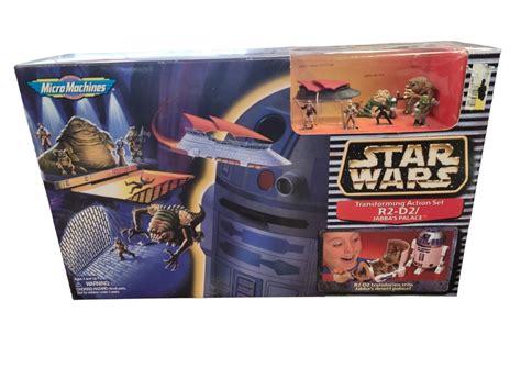 Mavin Vintage 1996 Star Wars Micro Machines R2 D2 Set Galoob Jabbas