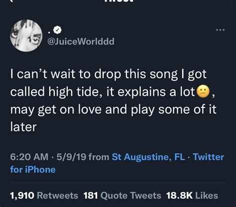 Some Overlookedunder Appreciated Juice Wrld Tweets Rjuicewrld