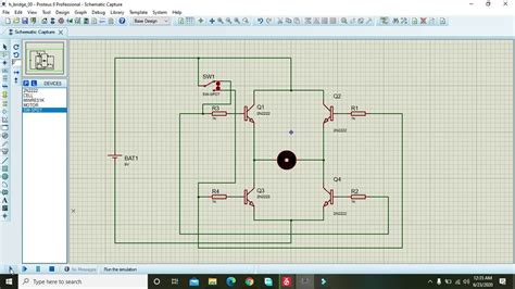 How To Make An H Bridge In Proteus Simulation Of An H Bridge In