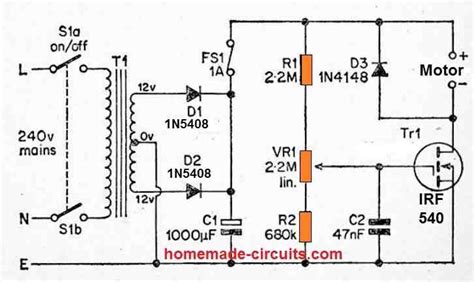 5 Simple Dc Motor Speed Controller Circuits Explained