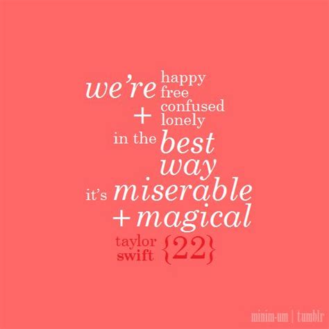 It feels like a perfect night to dress up like hipsters and make fun of our exes, ah, ah, ah, ah it feels like a perfect night for breakfast at midnight to fall in love with strangers, ah, ah, ah, ah. 22- Taylor Swift | Taylor swift lyrics, Inspirational ...