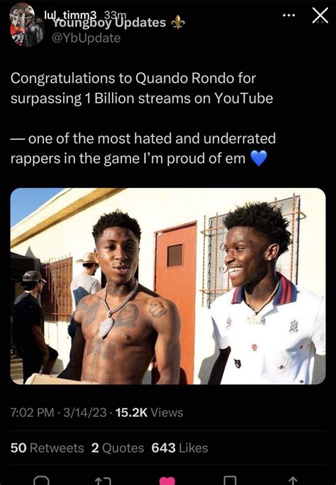 Lul Tim’s ig story 👏 : r/quando_rondo