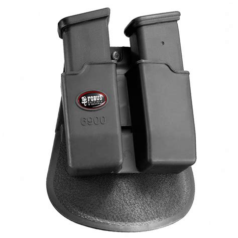 Nylon Pistol Double Stack 9mm Concealed Carry Mag Pouch For Glock 17 19