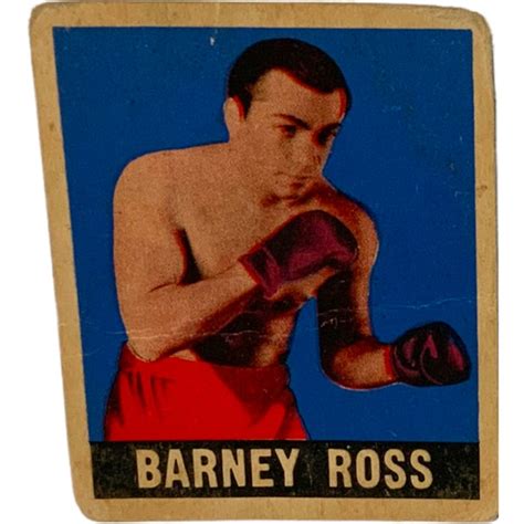 Barney Ross Boxer Etsy