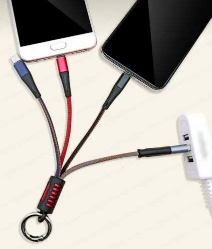 3 In 1 Data Cable Keychain At Rs 155 Usb Data Cable In Upleta Id