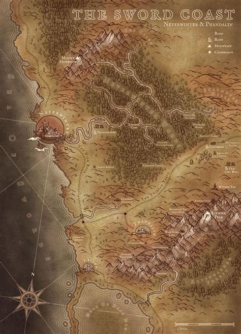 The Sword Coast Fantasy World Map Fantasy Places Fantasy Map My Xxx