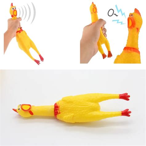Screaming Shrilling Rubber Chicken Relax Squeezed Sound Toy Sexy Bikini Woman In Toys From Home