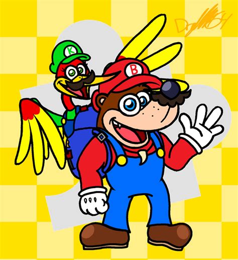 Plumber Banjo And Kazooie By Captainquack64 On Deviantart