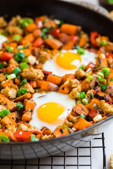 Sweet Potato Hash With Sausage And Bell Peppers